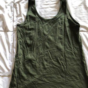 Green Scoop Neck Tank Torrid Size 2 (2X)